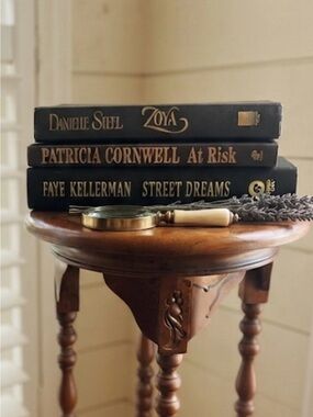 Three Set Black Book Stack